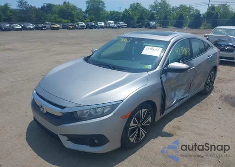2016 Honda Civic Ex-T from USA, damaged, VIN 19XFC1F39GE037008